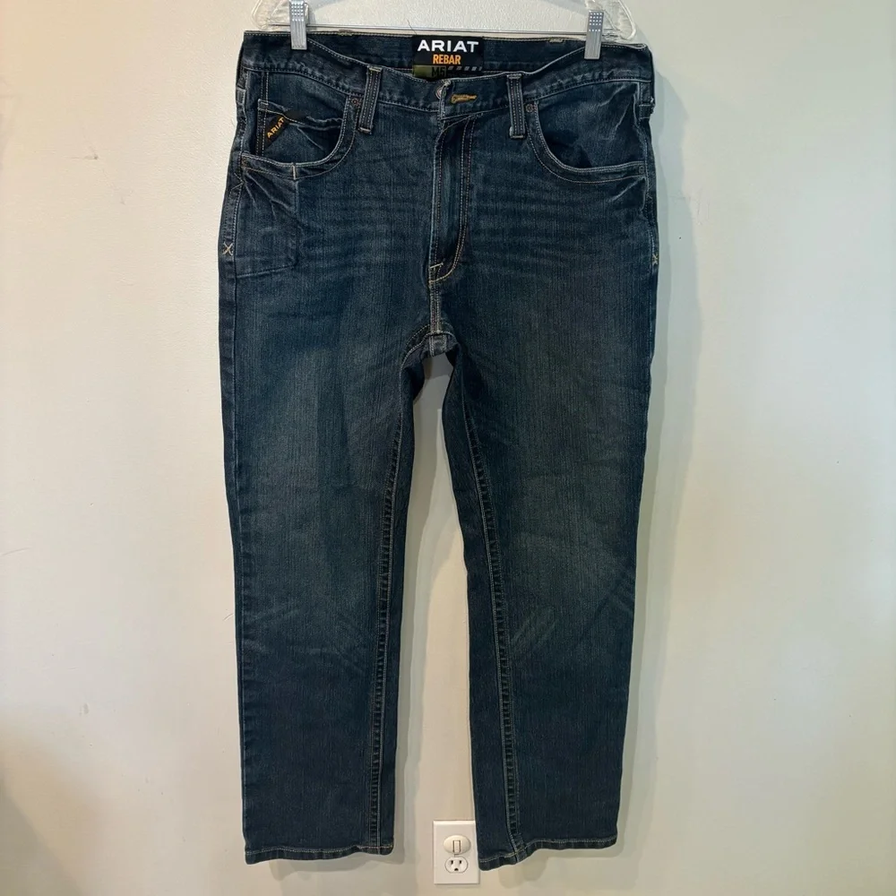 Ariat Rebar M5 Slim Straight Jeans Men’s Size 34/32